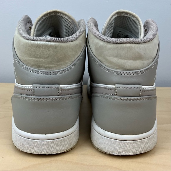 Nike Air Jordan Retro 1 Mid Men’s Size 8.0 College Gray Basketball Shoes Beaters - Picture 8 of 15